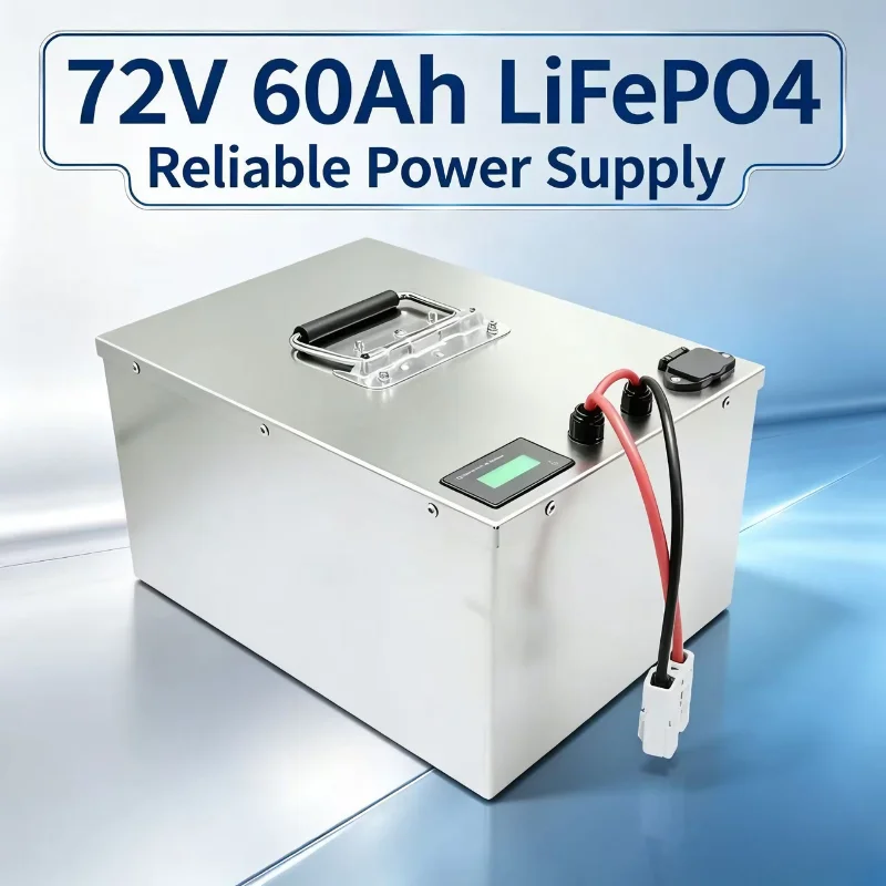 72V LiFePO4 Battery 60Ah, Blue - 72V 60Ah Lifepo4 Battery Pack review and price