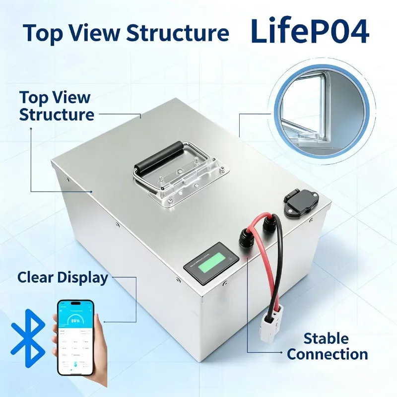 72V LiFePO4 Battery 60Ah, Blue - 72V 60Ah Lifepo4 Battery Pack review and price